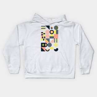 New Mod Retro Geometric Kids Hoodie